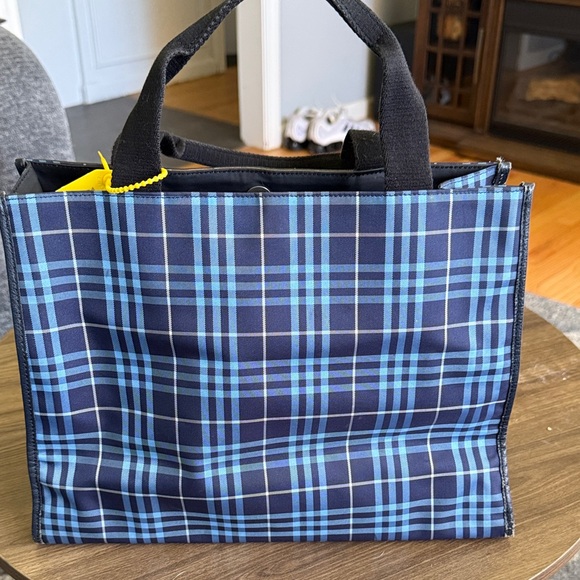 Burberry Navy and Light Blue authentic official blue tag hand bag - Picture 11 of 12